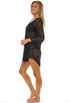 V-NECK BELL SLEEVE TUNIC - KRINKLE